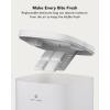 imagePETLIBRO Pet Food Splitter with Stainless Steel Bowls Automatic Cat Feeder Bowls for Two Cats or Dogs Suitable for PETLIBRO Automatic Cat Feeder PLAF005 PLAF006 PLAF103 PLAF203White