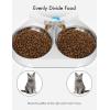 imagePETLIBRO Pet Food Splitter with Stainless Steel Bowls Automatic Cat Feeder Bowls for Two Cats or Dogs Suitable for PETLIBRO Automatic Cat Feeder PLAF005 PLAF006 PLAF103 PLAF203White