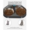imagePETLIBRO Pet Food Splitter with Stainless Steel Bowls Automatic Cat Feeder Bowls for Two Cats or Dogs Suitable for PETLIBRO Automatic Cat Feeder PLAF005 PLAF006 PLAF103 PLAF203Black
