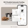 imagePETLIBRO RFID Automatic Cat Feeder Collar Tag Activated Personal Meals 5G WiFi Multiple Cats Feeder for 3 Cats App Control Cat Food Dispenser for Pets with Different Diets3L