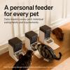 imagePETLIBRO RFID Automatic Cat Feeder Collar Tag Activated Personal Meals 5G WiFi Multiple Cats Feeder for 3 Cats App Control Cat Food Dispenser for Pets with Different DietsMultiple Cats Feeder