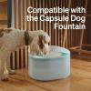 imagePETLIBRO Replacement Filters for Capsule Dog Fountain PLWF008 2 Month Set of Filters for Dog Water Dispensers 4 Count Pack WhiteWater Pump
