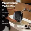 imagePETLIBRO Upgrade Cat Water Fountain Smart app monitoring pet water fountain for cats indoor 3L101oz Auto cat fountain stainless steel for drinkingBlack