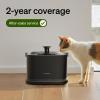 imagePETLIBRO Upgrade Cat Water Fountain Smart app monitoring pet water fountain for cats indoor 3L101oz Auto cat fountain stainless steel for drinkingWhite