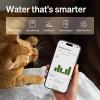 imagePETLIBRO Upgrade Cat Water Fountain Smart app monitoring pet water fountain for cats indoor 3L101oz Auto cat fountain stainless steel for drinkingWhite
