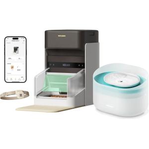 imageBundle of PETLIBRO 8L Dog Water Fountain and RFID Automatic Cat Feeder 5G WiFi Automatic Pet Feeder
