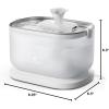 imagePETLIBRO Cat Water Fountain with Wireless Pump 25L84oz Pet Water Fountain for Cats Indoor Stainless Steel Cat Water Dispenser with Two Flow Modes Pat Fountain for Drinking Easy Clean BPAFree