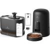 imageBundle of PETLIBRO App Cat Water Fountain 25L84oz Pet Water Fountain for Cats with 24GHz WiFi  PETLIBRO Automatic Cat Feeder WiFi BatteryOperated with 30Day Life AIR 24G WiFi Pet Feeder
