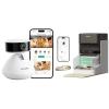 imagePETLIBRO AI MultiPet Recognition Pet Camera Indoor  Upgraded RFID Automatic Cat Feeder with Phone App 2Way Audio Camera with Daily Activity Analysis Feeder with Light Collar Tag
