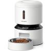 imagePETLIBRO Automatic Cat Feeder with Camera 1080P HD Video with Night Vision 5G WiFi Pet Feeder with 2Way Audio Low Food ampamp Blockage Sensor Motion ampamp Sound Alerts for Cat ampamp Dog Single TrayWhite