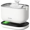 imagePETLIBRO Cordless Cat Water Fountain Rechargeable Battery Operated Wireless Pet Water Fountain 25L84oz Cat Water Dispenser for Drinking with Quiet Pump Stainless Steel Tray Easy Clean BPA Free