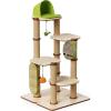 imagePETLIBRO Infinity Cat Tree Tower for Indoor Cats Modular Design with Cat Bed Toy Felt Pads Sisal Scratching Posts 2Second Setup Sturdy MultiLevel Activity Center Cat Condo for Any RoomCastle