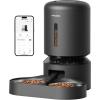 imagePETLIBRO Pet Food Splitter with Stainless Steel Bowls Automatic Cat Feeder Bowls for Two Cats or Dogs Suitable for PETLIBRO Automatic Cat Feeder PLAF005 PLAF006 PLAF103 PLAF203Black