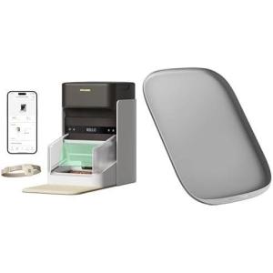 imageBundle of PETLIBRO Upgraded RFID Automatic Cat Feeder 5G WiFi Automatic Pet Feeder 3L App Control Automatic Cat Food Dispenser with Light Collar Tag 110 Meals Control  Pet Mats for Dogs