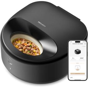 imagePETLIBRO Automatic Cat Feeder Wet Food Refrigerated New Upgraded APP Control3 Days Freshness 3 MealsSemiconductor CoolingampampQuick Chills Wet Food DispenserPolar WiFi Timed Auto Pet Feeder for Cat Dog