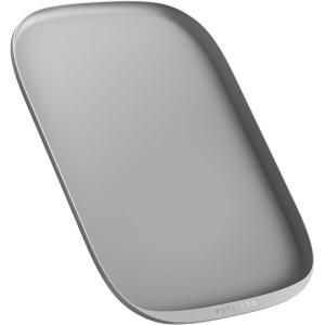 imagePETLIBRO Dog Food Mat Safety Silicone Cat Food Mat for Feeder ampamp Fountain Waterproof Dog Bowl Mat Raised Edge Spill Protection Floor Cove Feeding Mat for AF005 AF103 Single Tray 177quotx12quotGrey