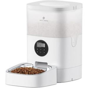 imagePETLIBRO Pet Food Splitter with Stainless Steel Bowls Automatic Cat Feeder Bowls for Two Cats or Dogs Suitable for PETLIBRO Automatic Cat Feeder PLAF005 PLAF006 PLAF103 PLAF203White
