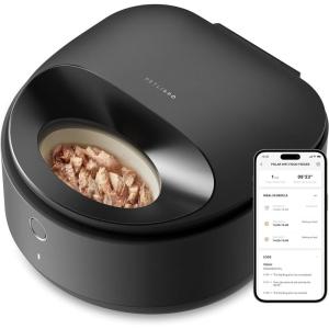 imagePETLIBRO Automatic Cat Feeder Wet Food Dispenser Refrigerated APP WiFi Control3 Days True Freshness 3 MealsSemiconductor CoolingampampQuick Chills Gravy Wet Food Polar Timed Auto Pet Feeder for Cat Dog