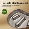 imagePETLIBRO Slow Feeder Bowl for Small Dogs ampamp Cats 1125 Cup AntiGulp Stainless Steel Dog ampamp Cat Bowl Helps Reduce Risk of Bloat Dishwasher Safe  Compatible with PETLIBRO Camera Automatic Feeder