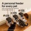 imagePETLIBRO RFID Automatic Cat Feeder Collar SensorActivated Personalized Meals Cats Recognition ampamp Diet Tracking for MultiPet Homes and Different Diets 5Gampamp24G WiFi Programmable Cat Food DispenserWhite