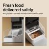 imagePETLIBRO RFID Automatic Cat Feeder Collar SensorActivated Personalized Meals Cats Recognition ampamp Diet Tracking for MultiPet Homes and Different Diets 5Gampamp24G WiFi Programmable Cat Food DispenserWhite