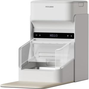 imagePETLIBRO RFID Automatic Cat Feeder Collar SensorActivated Personalized Meals Cats Recognition ampamp Diet Tracking for MultiPet Homes and Different Diets 5Gampamp24G WiFi Programmable Cat Food DispenserBlack