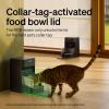 imagePETLIBRO RFID Automatic Cat Feeder Collar Sensor for Personalized Meals Cats Recognition Diet Tracking and AntiStealing for MultiPets Homes and Different Diets WiFi Programmable Food Dispenser