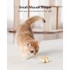 imagePETLIBRO Interactive Cat Toys for Indoor Cats Automatic Cat Toy with LED Lights Cat Mouse Toys Smart Sensing Moving Electric Cat Toys USB RechargeableOrange
