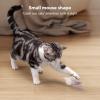 imagePETLIBRO Interactive Cat Toys for Indoor Cats Automatic Cat Toy with LED Lights Cat Mouse Toys Smart Sensing Moving Electric Cat Toys USB RechargeableBisque
