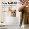 imagePETLIBRO Cat Water Fountain  PETLIBRO Genuine 6 Packs Filters Cat Fountain Indoor Stainless Steel Tray 25L84oz Wireless Pump Pet Water Fountain Cat Water Dispenser with Two Flow ModesWhite