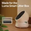 imagePETLIBRO Luma Automatic Cat Litter Box AI Camera Waste Analysis Triple Safety Protection Self Cleaning Litter Box Odor Control inApp Usage Tracking OpenTop MultiCat Recognition LitterBoxBlack