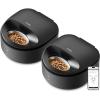 imagePETLIBRO Automatic Cat Feeder Wet Food with Stainless Steel Bowl 2 Packs Refrigerated Auto Cat Feeder with Semiconductor Cooling 3 Fresh Meals AppControlled Pet Food Dispenser Easy to CleanBlack