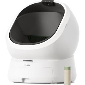 imageBundle of PETLIBRO Luma Automatic Cat Litter Box AI Waste Analysis  PETLIBRO Self Cleaning Litter Box Liner 20 Count Cat Litter Bags for Litter Box Strong and Durable Drawstring Waste Bags