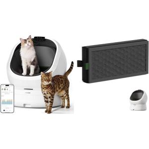 imageBundle of PETLIBRO Luma Automatic Cat Litter Box AI Waste Analysis OpenTop Litter Robot Self Cleaning Litter Box Odor Control LitterBox  Activated Carbon Filter Air Purifier Filter