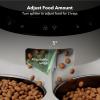 imagePETLIBRO Automatic Cat Feeder WiFi Pet Feeder for 2 Cats or Dogs with APP Control 5L Timed Cat Food Dispenser Adjustable Meal Splitter Fresh Food Storage 10s Meal Call Stainless Steel Bowls5LDual Tray with WiFi