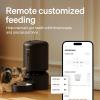 imagePETLIBRO Automatic Multiple Cats Feeder 5G WiFi Automatic Dog Food Dispenser with Freshness Preservation for 2 Pets 5L Timed Pet Feeder with Low Food Sensor Up to 10 Meals Per Day Granary Black