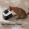 imagePETLIBRO Offical Cat Water Fountain Pump Easy Replacement for Cat Fountain PLWF115PLWF105PLWF005 Wireless Cat Fountain Pump for Pet Water Fountain Super Quiet Pump for Dog DispenserBlack