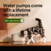 imagePETLIBRO Offical Cat Water Fountain Pump Easy Replacement for Cat Fountain PLWF115PLWF105PLWF005 Wireless Cat Fountain Pump for Pet Water Fountain Super Quiet Pump for Dog DispenserWhite