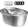 imagePETLIBRO Replacement Pump for Cat Water Fountain Stainless Steel Compatible with101oz3L Adjustable Water Flow Pet Water Fountain Super Quiet Dog Water DispenserMetal