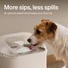 imagePETLIBRO Quiet Dog Water Fountain Stainless Steel Tray Smart Pet Water Fountain for Dogs Inside with App Monitoring 3L Dog Fountain Water Bowl Automatic Water Dispenser for Dogs Cat Water FountainWhite