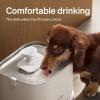 imagePETLIBRO Quiet Dog Water Fountain Stainless Steel Tray Smart Pet Water Fountain for Dogs Inside with App Monitoring 3L Dog Fountain Water Bowl Automatic Water Dispenser for Dogs Cat Water FountainWhite