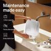 imagePETLIBRO Quiet Dog Water Fountain Stainless Steel Tray Smart Pet Water Fountain for Dogs Inside with App Monitoring 3L Dog Fountain Water Bowl Automatic Water Dispenser for Dogs Cat Water FountainWhite