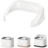 imagePETLIBRO Cats Water Fountain for Multi Cats Cat Fountain with RFID Recognition Each Pet 3L101oz PumpFree Cat Water Fountain Stainless Steel Tray 24G WiFi APP Pet Water Fountain x2 Collar TagsWhite