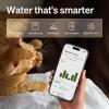 imagePETLIBRO Cats Water Fountain for Multi Cats Cat Fountain with RFID Recognition Each Pet 3L101oz PumpFree Cat Water Fountain Stainless Steel Tray 24G WiFi APP Pet Water Fountain x2 Collar TagsBlack