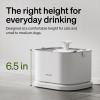 imagePETLIBRO Cats Water Fountain for Multi Cats Cat Fountain with RFID Recognition Each Pet 3L101oz PumpFree Cat Water Fountain Stainless Steel Tray 24G WiFi APP Pet Water Fountain x2 Collar TagsWhite