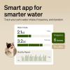 imagePETLIBRO Cats Water Fountain for Multi Cats Cat Fountain with RFID Recognition Each Pet 3L101oz PumpFree Cat Water Fountain Stainless Steel Tray 24G WiFi APP Pet Water Fountain x2 Collar TagsWhite