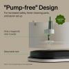 imagePETLIBRO Cats Water Fountain for Multi Cats Cat Fountain with RFID Recognition Each Pet 3L101oz PumpFree Cat Water Fountain Stainless Steel Tray 24G WiFi APP Pet Water Fountain x2 Collar TagsWhite