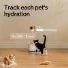 imagePETLIBRO Cats Water Fountain for Multi Cats Cat Fountain with RFID Recognition Each Pet 3L101oz PumpFree Cat Water Fountain Stainless Steel Tray 24G WiFi APP Pet Water Fountain x2 Collar TagsWhite