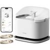 imagePETLIBRO Cats Water Fountain for Multi Cats Cat Fountain with RFID Recognition Each Pet 3L101oz PumpFree Cat Water Fountain Stainless Steel Tray 24G WiFi APP Pet Water Fountain x2 Collar TagsWhite