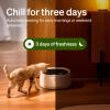 imagePETLIBRO Automatic Wet Food Cat Feeder 2026 New Version with Semiconductor Cooling Refrigerated 3 Fresh Meals in 3 Days AppControlled Pet Food Dispenser Stainless Steel Bowl Easy to CleanWhite